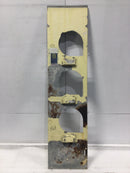 Square D EZM33-125R 125A 3 Gang 120/240V Meter Center Dead Front 48 1/2" x 12"