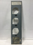 Square D EZM33-125R 125A 3 Gang 120/240V Meter Center Dead Front 48 1/2" x 12"