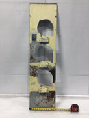 Square D EZM33-125R 125A 3 Gang 120/240V Meter Center Dead Front 48 1/2" x 12"