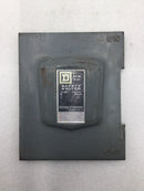 Square D DU321 30 Amp 240V Safety Switch Cover Only 8" x 6 1/2"