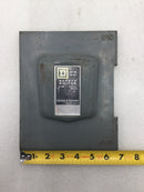 Square D DU321 30 Amp 240V Safety Switch Cover Only 8" x 6 1/2"