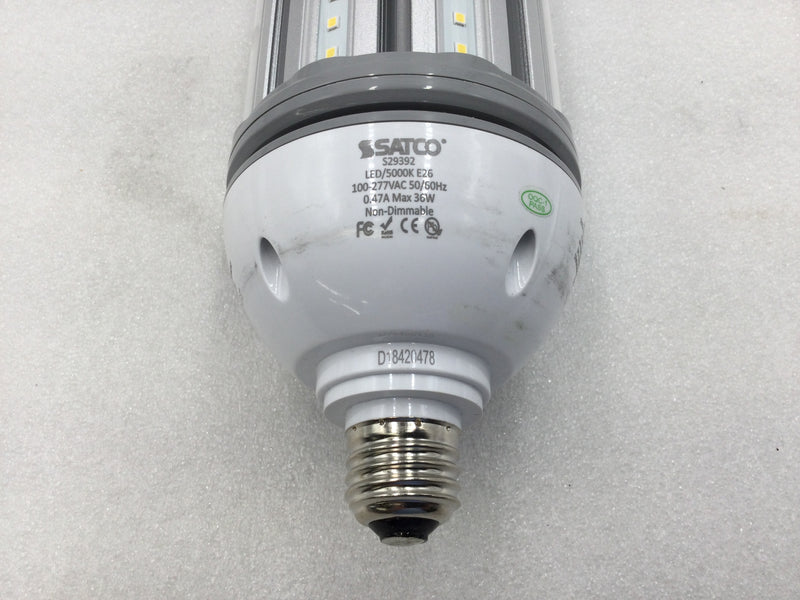 Satco S29392 36 Watt LED Hi Pro 5000K Lamp 100-277VAC 4800 Lumens