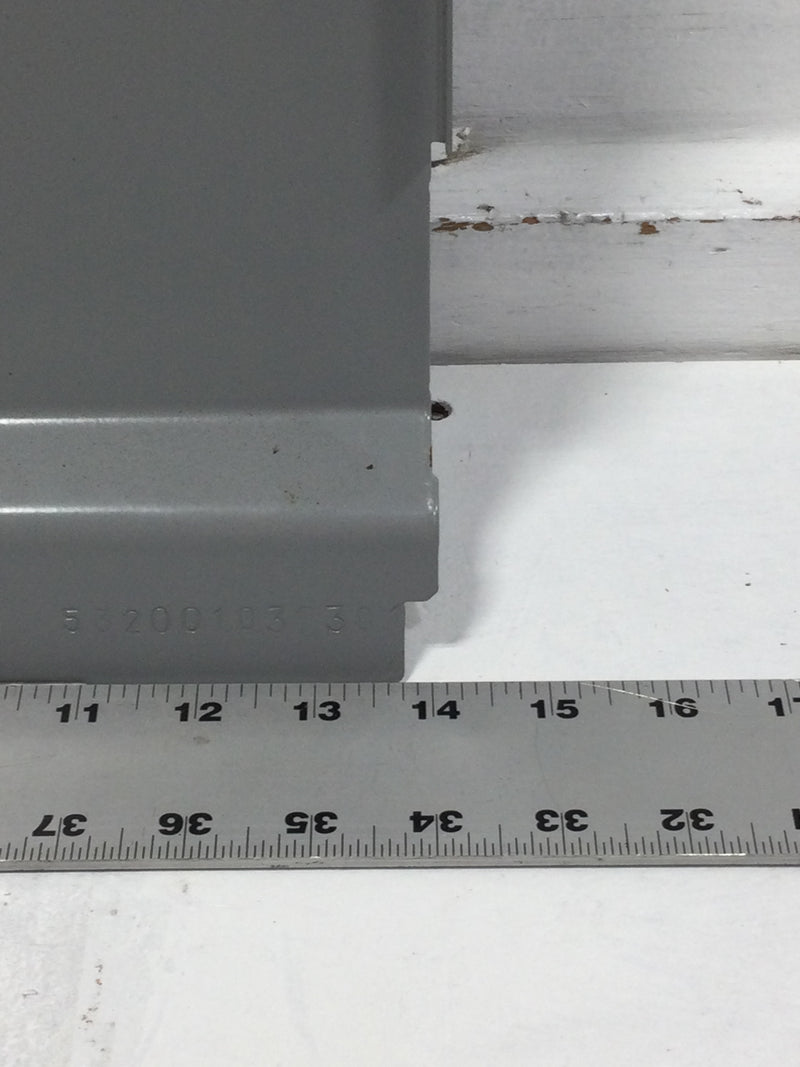 20 Space 120/240V Dead Front Only w/Main 26 3/4" x 14 1/4"