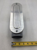 E121488 2" Aluminum Threaded LB Conduit Body with Cover