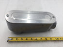 E121488 2" Aluminum Threaded LB Conduit Body with Cover