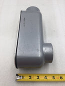 E121488 2" Aluminum Threaded LB Conduit Body with Cover