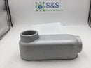 Atlas Industries 456 2 1/2" Aluminum Threaded SALB Conduit Body with Cover
