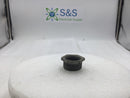 1 1/2" Threaded Zinc Plated Steel Pass Through 3/4" Long Hex Bushing