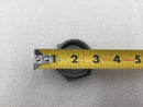 1 1/2" Threaded Zinc Plated Steel Pass Through 3/4" Long Hex Bushing