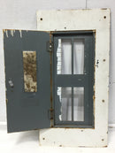 Bryant 32-40-200S/F 200A 32 Space 120/240V Panel Door 30 3/4" x 15 3/4" - Flawed