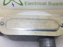 Aluminum Conduit Body E491006 LL 4" MAX Conductor 3