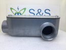 Aluminum Conduit Body E491006 LL 4" MAX Conductor 3