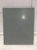 Eaton BRP12L125R 125 Amp 12 Space 120/240V Panel Door w/Hinges 16 3/4" x 14 1/2"