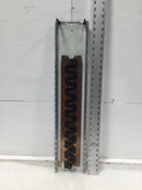 Eaton BR4040NC200R 200 Amp 40 Space Copper Buss Load Center Guts Only 6" X 27.5"