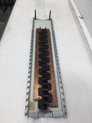 Eaton BR4040NC200R 200 Amp 40 Space Copper Buss Load Center Guts Only 6" X 27.5"