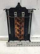 Siemens 150 Amp 20 Space 120/240V Copper Buss Load Center Guts Only 10"x15"-Flaw