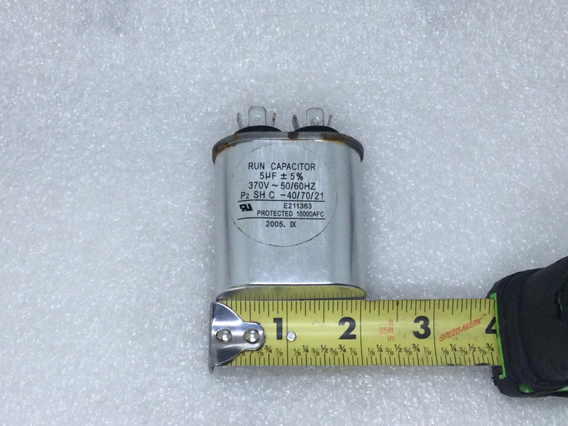 Unbranded E211363 5uF +/-5% 370v 50/60Hz Capacitor