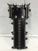 Square D QO40M200 200 Amp 40 Space 120/240V Main Breaker Guts Only 21" x 10 1/2"