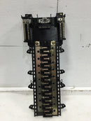 Square D QOB40M200 200 Amp 40 Space 120/240V Main Breaker Guts Only 22" x 8 1/2"