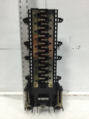 Square D QOB40M200 200 Amp 40 Space 120/240V Main Breaker Guts Only 22" x 8 1/2"