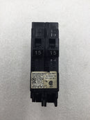 Murray MP1515N 15 Amp 2 Pole 120/240V Type MH-T Circuit Breaker - Flaw