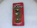 Leviton 803-6700-30 30 Amp 125V Glass Plug Fuse - Pack of 3