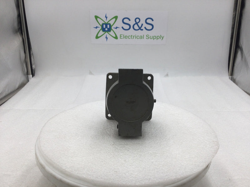 Crouse Hinds AR342 Arktite M72 30 Amp 600 VAC 3W/4P Industrial Recepta