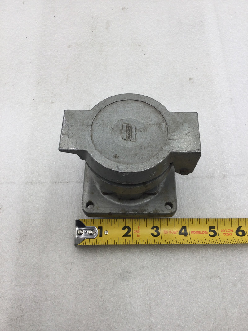 Crouse Hinds AR342 Arktite M72 30 Amp 600 VAC 3W/4P Industrial Recepta