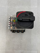 Allen Bradley 194R-NC030P3 Ser. B 30 Amp 600V Fused Molded Case Rotary Switch w/ 194R-HS1 Handle