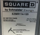 Square D EZMR114-125 125 Amp 240V 1 PH 3 wire EZ-Meter Pack/Panel Box