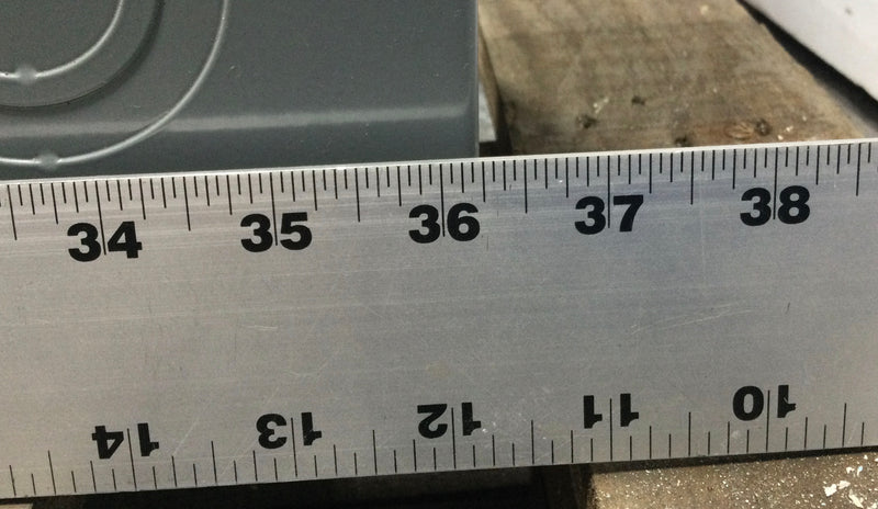 Square D MP155125 500 Amp 240V 1 PH 3 Wire Main Lug MP Meter Pack/Panel Box