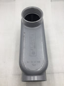 E121488 3 1/2" Aluminum Threaded LB Conduit Body