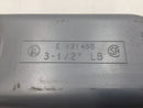 E121488 3 1/2" Aluminum Threaded LB Conduit Body