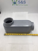 E121488 3 1/2" Aluminum Threaded LB Conduit Body