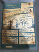 GE General Electric TL612S Mod. 1 Cover/Door Only with Main Switch 60-125 Amp Max 120/240V 10 3/4" x 9"