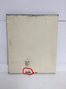 Siemens W0816ML1125CU 125A 8 Space 120/240V Cover Only 14 5/8" x 12 3/8" - Flaw