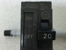 GE THQB1120GF 20 Amp 2 Pole 120V GFI Circuit Breaker
