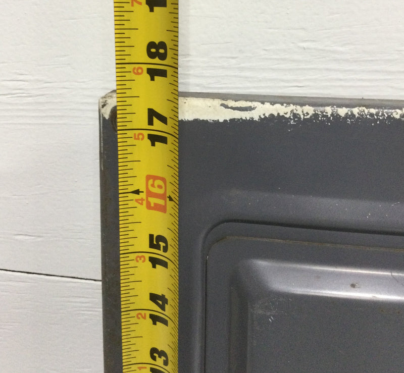 Square D QOC-16M Cover/Door Only with Main 16 Space Series F1 17 3/8" x 11 5/8"