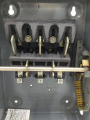 Westinghouse HU361 30 Amp 600v 3 Pole Non-Fusible Nema1 Indoor H.D. Safety Switch