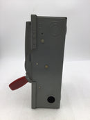 Westinghouse HU361 30 Amp 600v 3 Pole Non-Fusible Nema1 Indoor H.D. Safety Switch