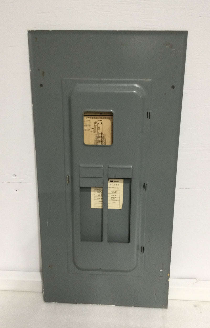 GE TM1620ST 200 Amp 16 Space 120/240V Panel Door w/Main 28 1/8" x 13 7/8"