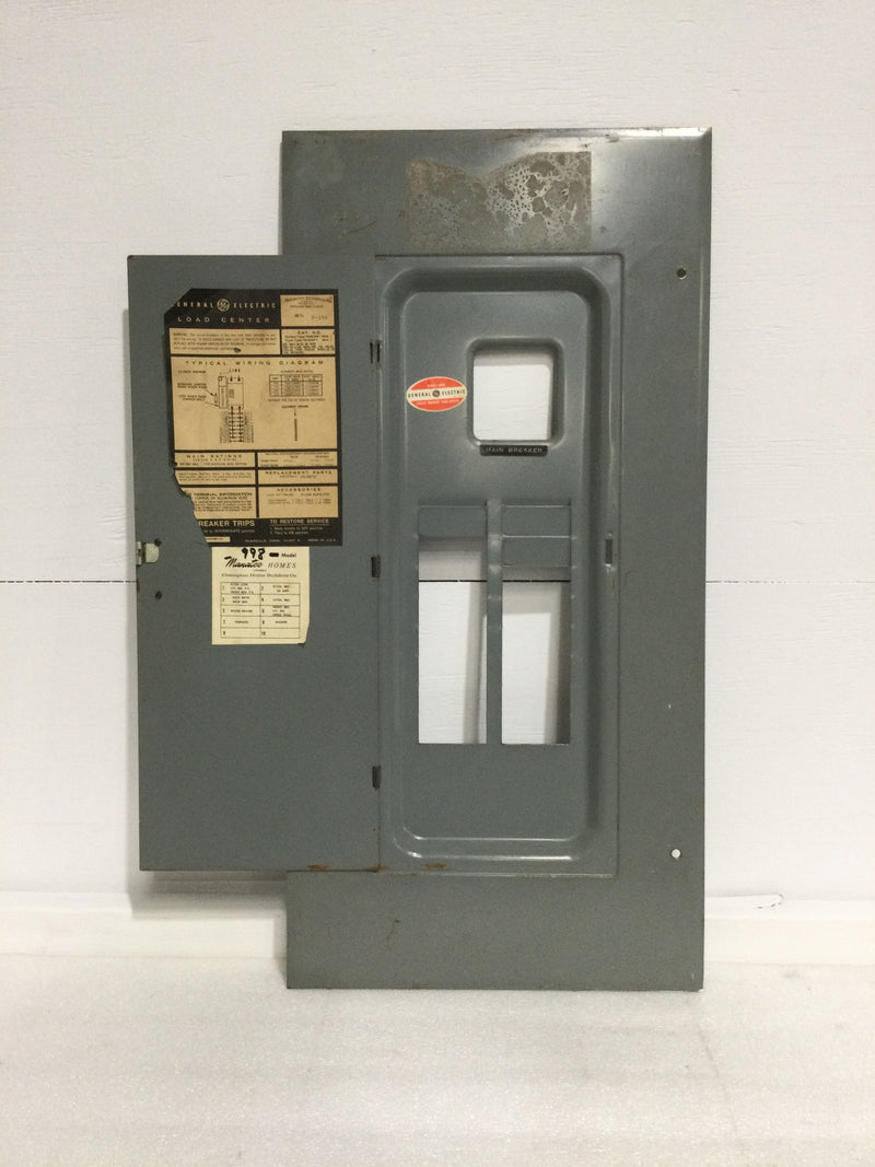 GE TM1620ST 200 Amp 16 Space 120/240V Panel Door w/Main 28 1/8" x 13 7/8"
