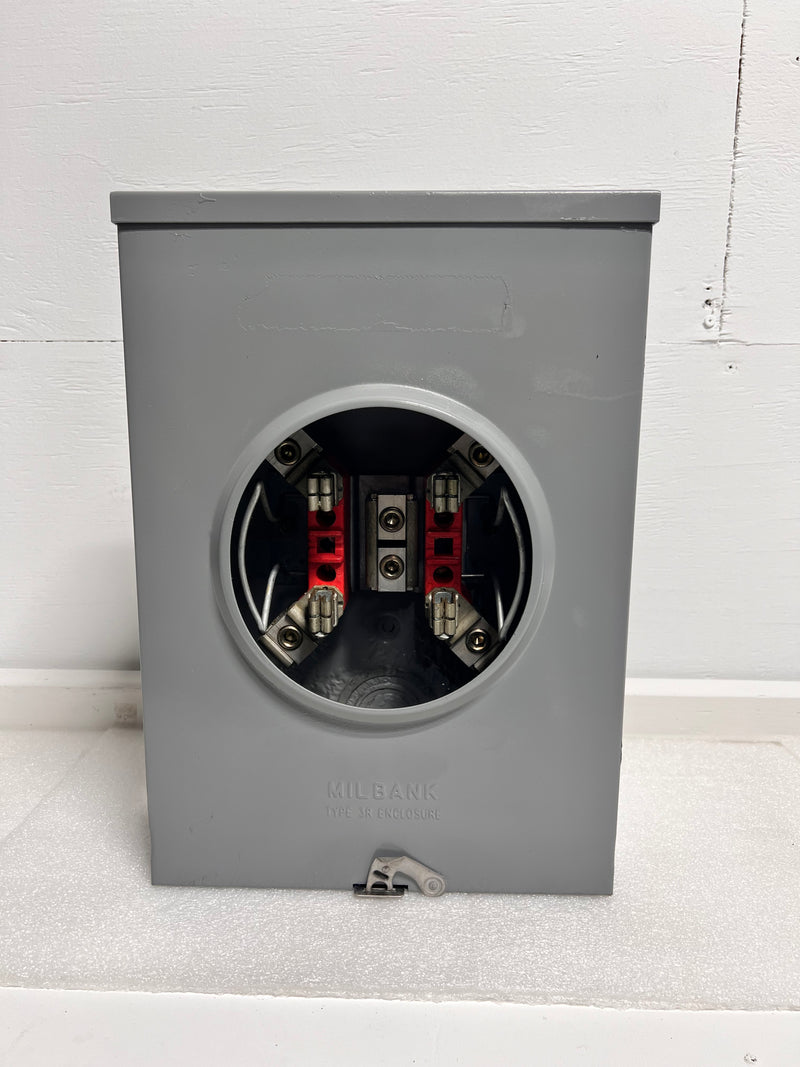 Milbank U7040-O-TG-HSP 200A 600VAC Single Phase Nema3r Meter Enclosure