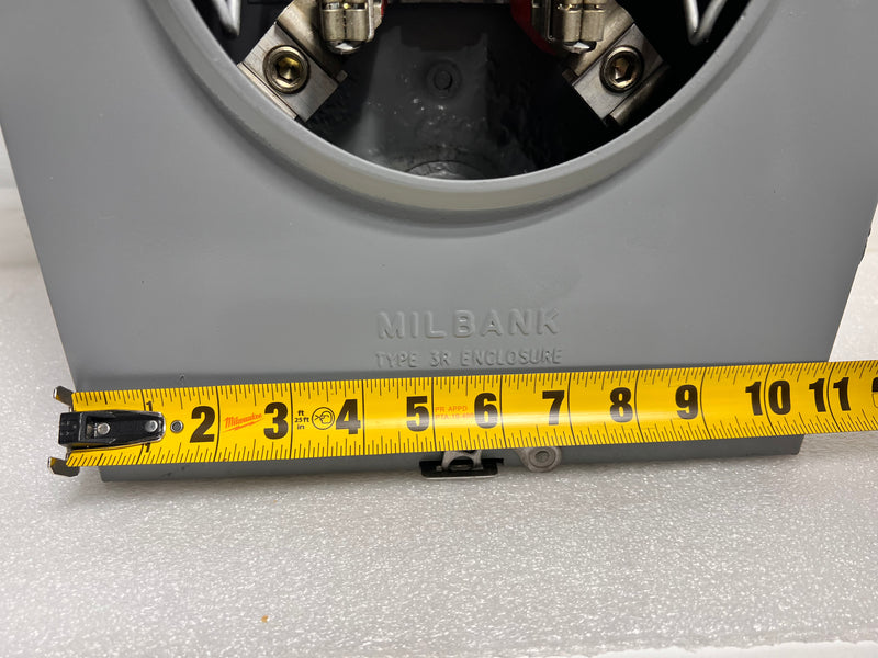 Milbank U7040-O-TG-HSP 200A 600VAC Single Phase Nema3r Meter Enclosure
