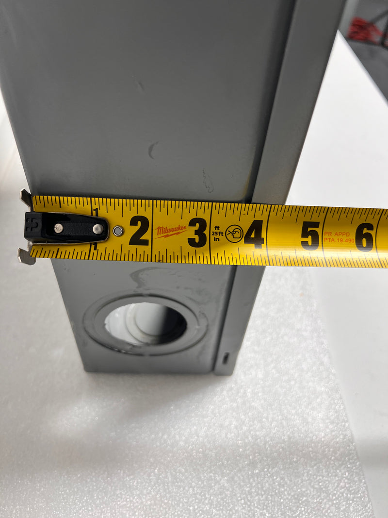 Milbank U7040-O-TG-HSP 200A 600VAC Single Phase Nema3r Meter Enclosure