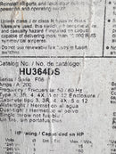 Square D HU364DS Heavy Duty Stainless Steel Non-Fusible Safety Switch 200 Amp 600V 3Ph NEMA 3R