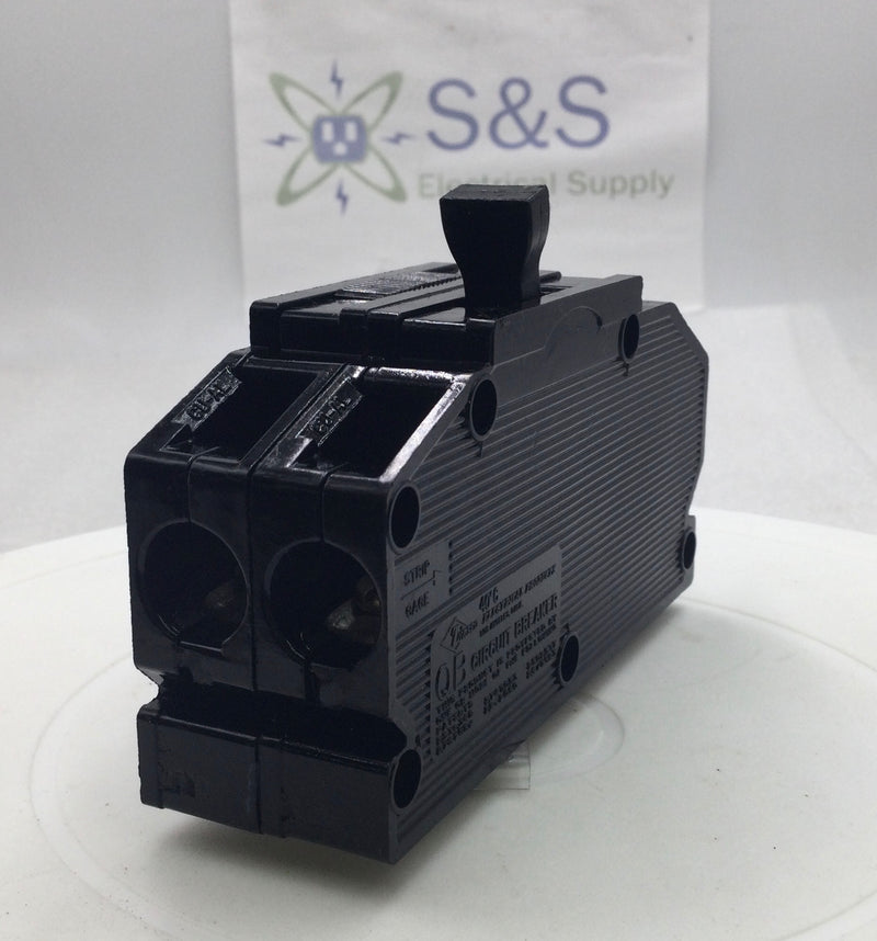 Zinsco Electrical QCB-15 15 Amp 2 Pole 240V Bolt-on Circuit Breaker