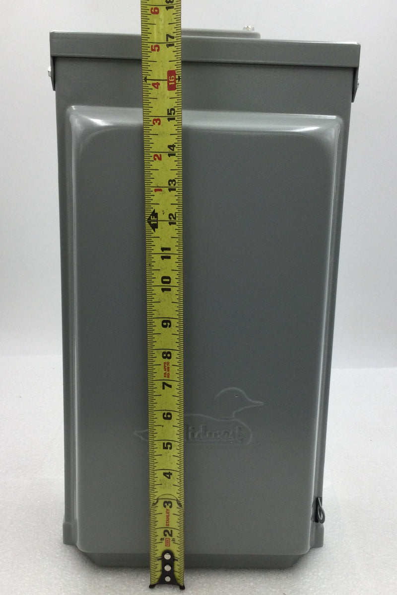 Midwest U038C010 -  100 AMP, 240 V, 4 space 4 Circuit,  temporary power outlet