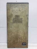 Cutler Hammer Panelboard Cover Only Nema 3R 28 5/8" x 13 1/4"
