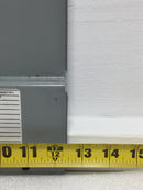 GE PowerMark Gold Load Center Dead Front - 12 Space with Main Breaker Cutout 27 5/8" x 12 1/2"